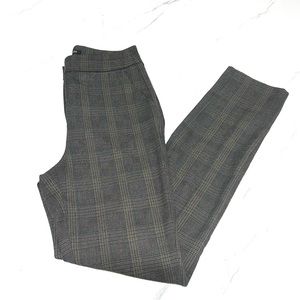 Zara Women’s Brown Gray High Rise Skinny Career Work Pants Size 2
